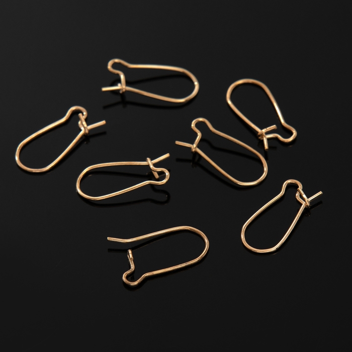 Швензы-петельки СМ-1069, (набор 5 пар) 15 мм, цвет золото Швензы-петельки СМ-1069, (набор 5 пар) 15 мм, цвет золото