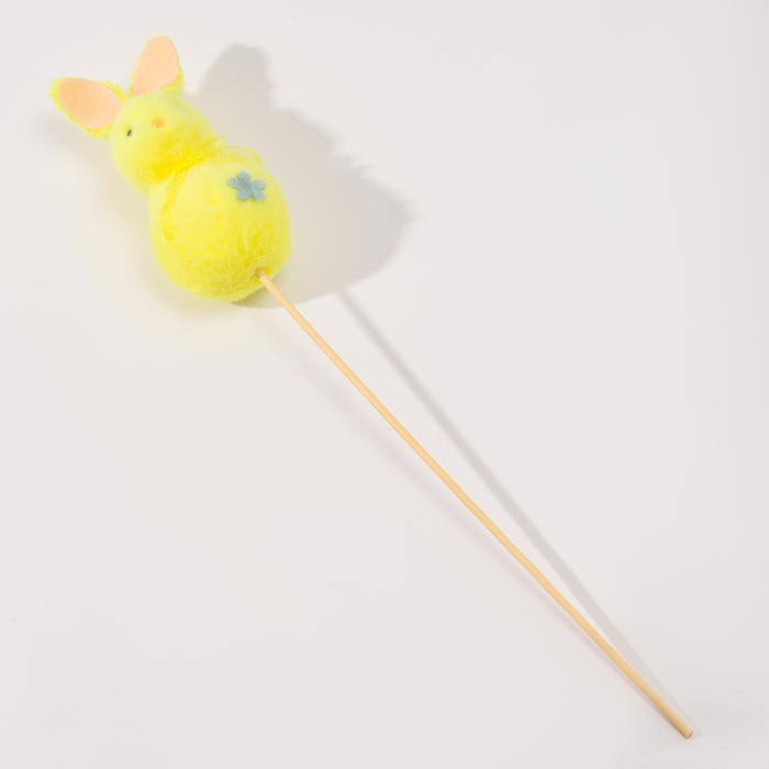 Пасхальный декор на палочке «Зайка», 6 × 6 × 34 см Пасхальный декор на палочке «Зайка», 6 × 6 × 34 см