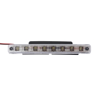 Дневные ходовые огни, 12 В, 24 Вт, 8 LED, 6500 К, провод 80 см, набор 2 шт