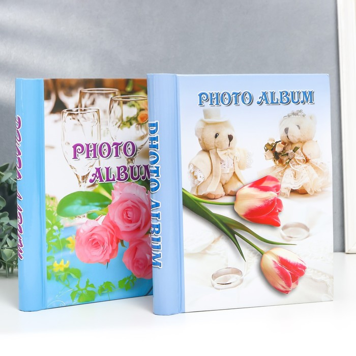 Фотоальбом магнитный 20 листов  Фотоальбом магнитный 20 листов "Цветы" МИКС