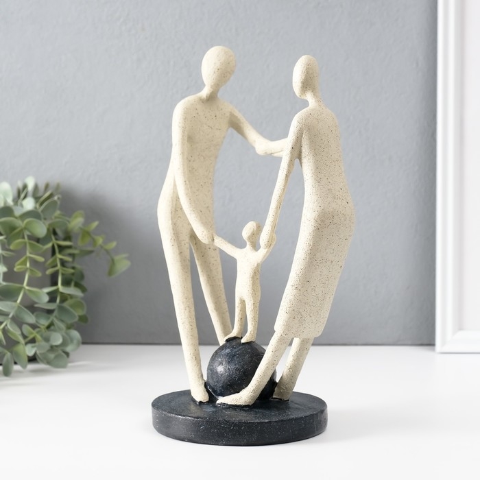 Сувенир полистоун Сувенир полистоун "Сила в единстве" белый 12х17,5х26,5 см