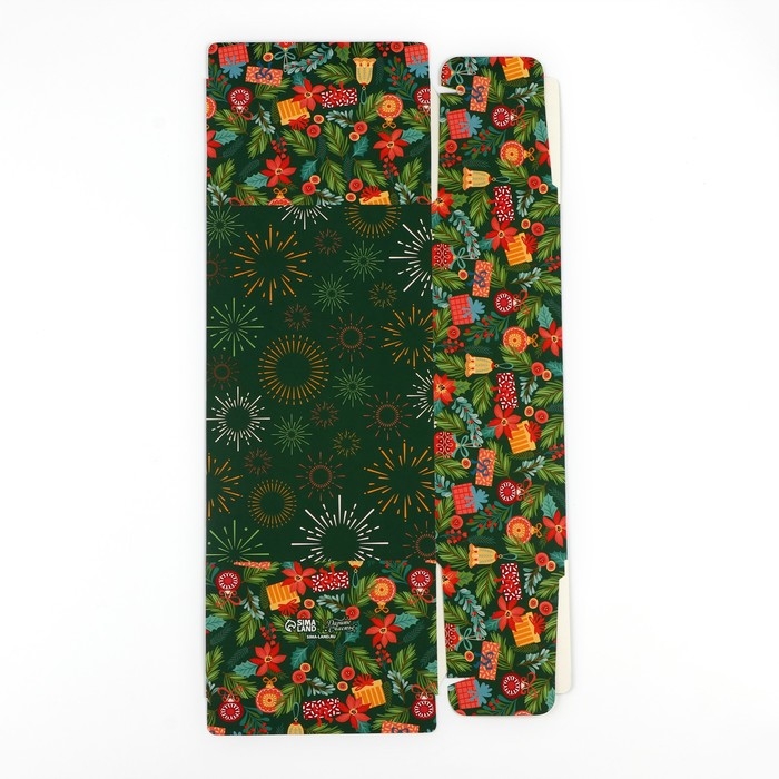 Подарочная коробка - конфета новогодняя складная «Новогодняя ёлка», 18 х 28 х 10 см, Новый год Подарочная коробка - конфета новогодняя складная «Новогодняя ёлка», 18 х 28 х 10 см, Новый год