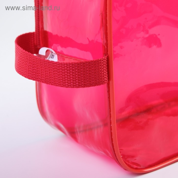 Набор сумок в роддом, 3 шт., цвет прозрачный/красный, M&B Набор сумок в роддом, 3 шт., цвет прозрачный/красный, M&B