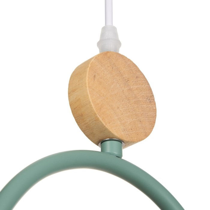 Люстра Люстра "Голуби" 3хLED 36Вт белый-серый-зеленый 80х25х100 см