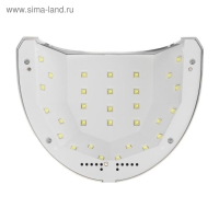 Лампа для гель-лака TNL Shiny, UV/LED, 48 Вт, 30 диодов, таймер 5/30/60 сек, перл.-голубой
