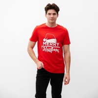 Футболка мужская KAFTAN "Merry Christmas" р.54