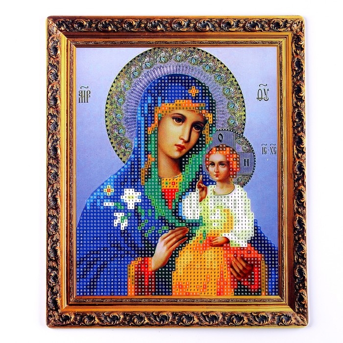 Алмазная вышивка «Неувядаемый цвет», 21 × 25 см, холст, ёмкость, с частичным заполнением Алмазная вышивка «Неувядаемый цвет», 21 × 25 см, холст, ёмкость, с частичным заполнением