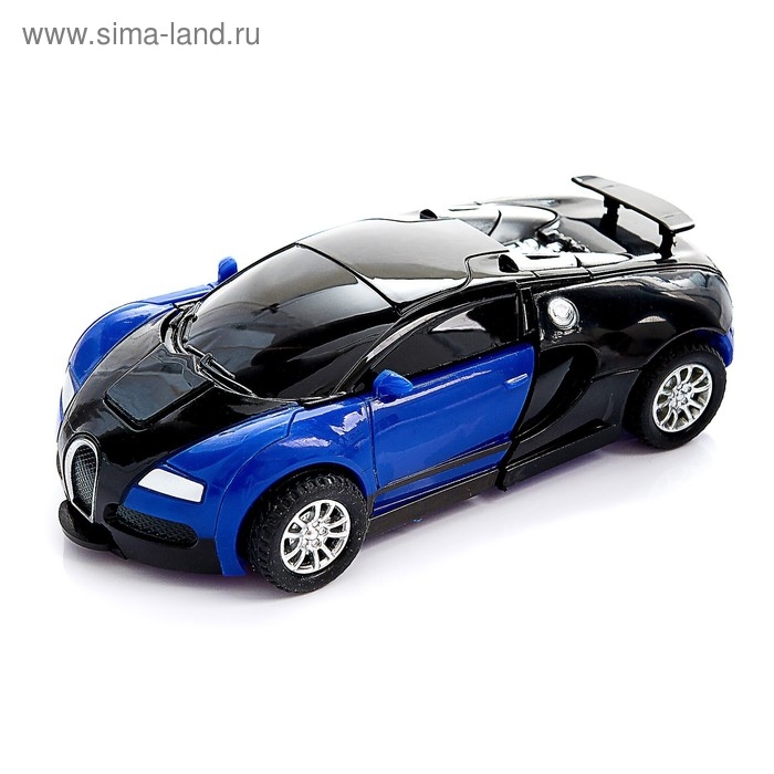 Робот инерционный «Спорткар», трансформируется автоматически при столкновении, цвет МИКС