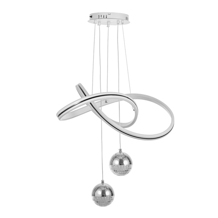 Светильник с ПДУ Светильник с ПДУ "Мона" LED 170Вт 3000-6000К белый 49х49х19-119 см