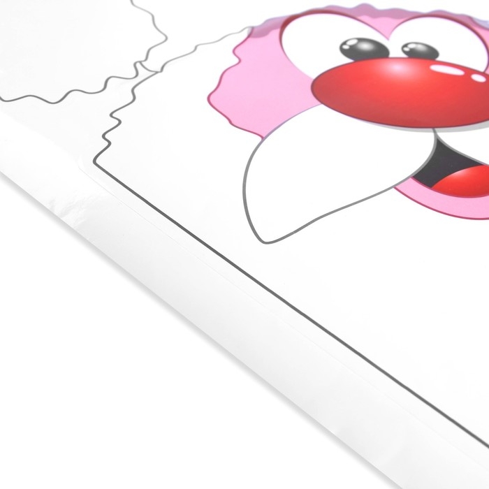 Наклейки на окно новогодние &laquo;Новый год: Дед Мороз&raquo;,   54 х 74 см