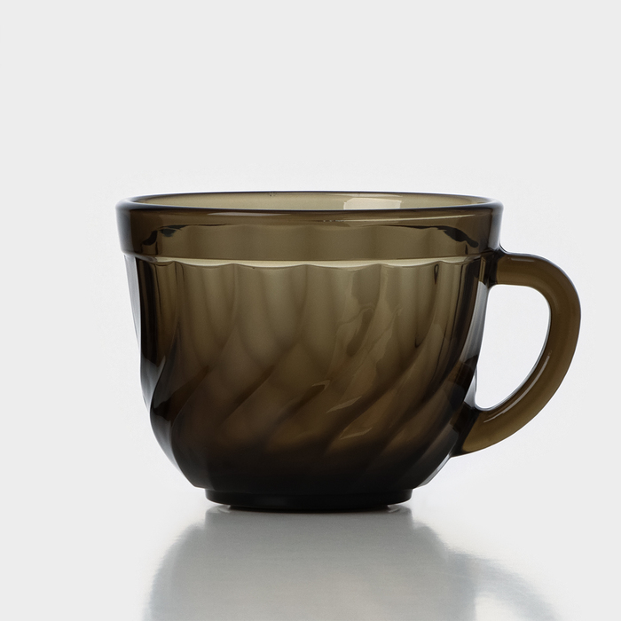 Набор столовый стеклянный Ocean. Eclipse, 44 предметов, цвет коричневый