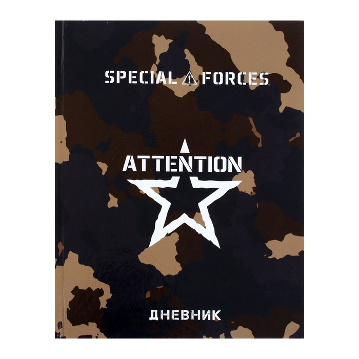 Дневник универсальный для 1-11 классов, Дневник универсальный для 1-11 классов, "Спецназ", твердая обложка 7БЦ, глянцевая ламинация, 40 листов