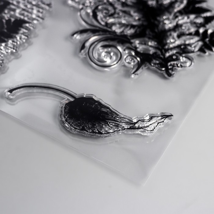 Штамп для творчества силикон Штамп для творчества силикон "Осенний" 20х15,5 см