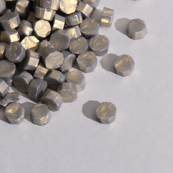 Сургуч в гранулах Сургуч в гранулах "Олива" перламутр набор 100 капсул