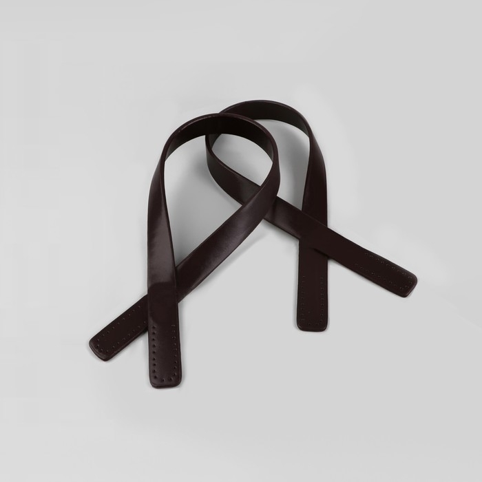 Ручки для сумки, пара, 52 ± 2 × 2 см, цвет коричневый Ручки для сумки, пара, 52 ± 2 × 2 см, цвет коричневый