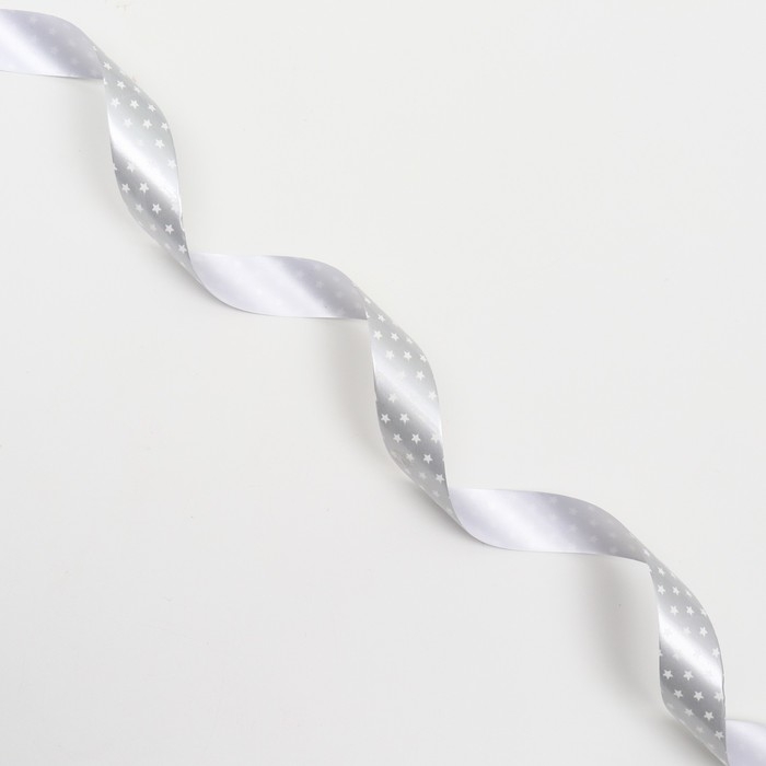 Новый год. Лента для декора и подарков, звезды, 2 см х 45 м Новый год. Лента для декора и подарков, звезды, 2 см х 45 м