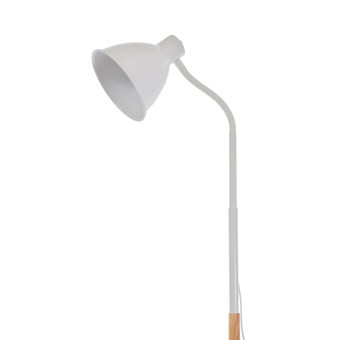 Торшер 19118/1WT E27 40Вт белый 23х159 см