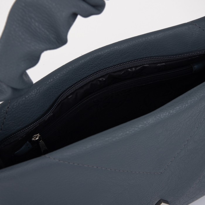 Сумка-тоут Сумка-тоут "Оливи" на молнии, цвет серый