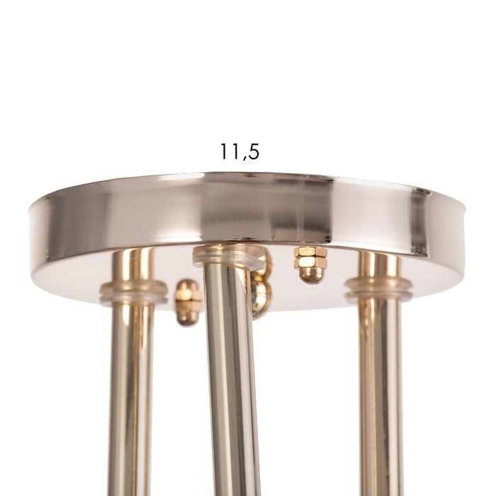 Люстра Люстра "Стела" 3х40Вт Е14 Золото 44х44х21см