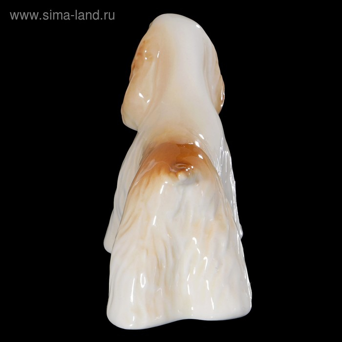 Сувенир «Кокер - спаниель», стоящий, 9×4×6 см, ручная работа, фарфор Сувенир «Кокер - спаниель», стоящий, 9×4×6 см, ручная работа, фарфор