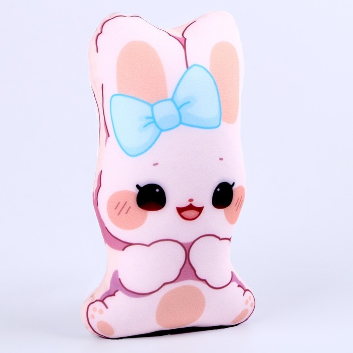 Игрушка антистресс «Зайка с бантиком»
