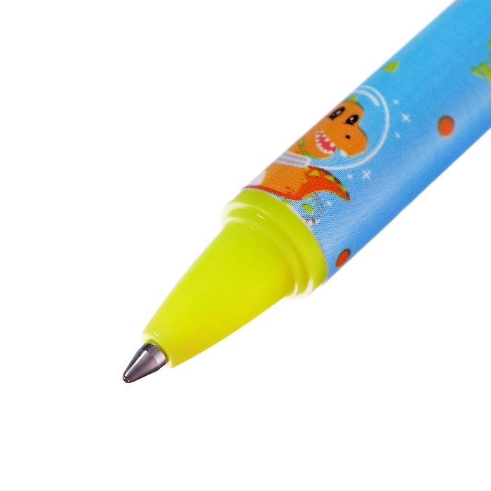 Ручка гелевая 0.5 мм, со стираемыми чернилами, синяя, штрихкод на штуке, МИКС Космос/Дино Ручка гелевая 0.5 мм, со стираемыми чернилами, синяя, штрихкод на штуке, МИКС Космос/Дино