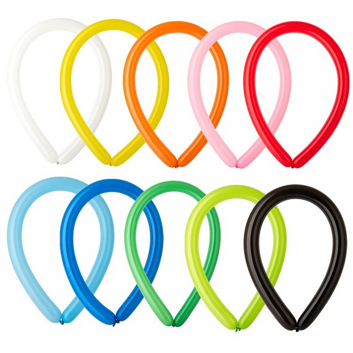 Шар для твистинга 260, стандарт, пастель, набор 100 шт., МИКС Шар для твистинга 260, стандарт, пастель, набор 100 шт., МИКС