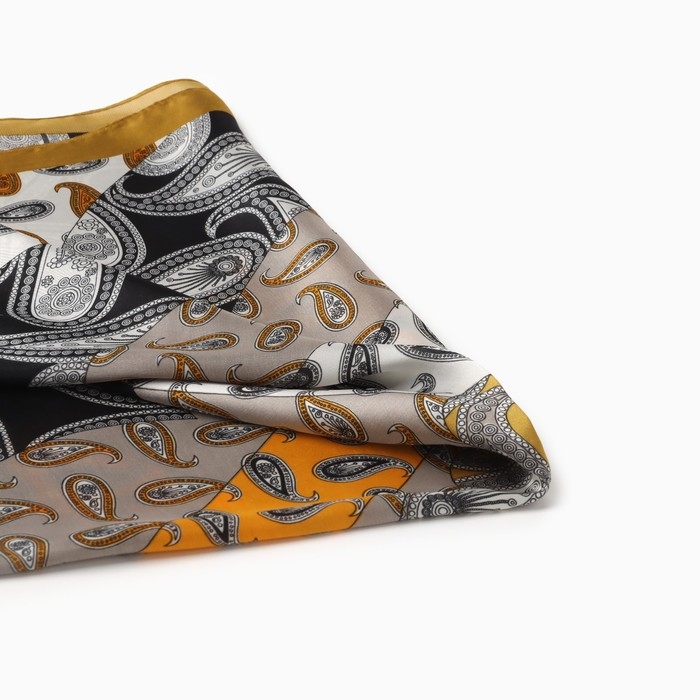 Платок женский MINAKU р-р 70*70 см, цв. горчичный Платок женский MINAKU р-р 70*70 см, цв. горчичный