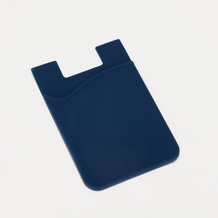 Картхолдер на телефон, цвет синий Картхолдер на телефон, цвет синий