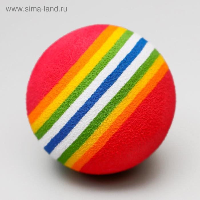 Набор из 2 игрушек  Набор из 2 игрушек "Полосатые шарики", диаметр шара 4.2 см (большие), микс цветов