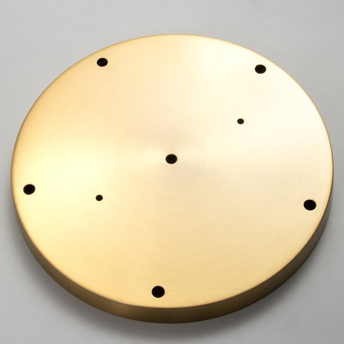 Основание для светильника Основание для светильника "Круг-5" медь 29,5х29,5х2,5см