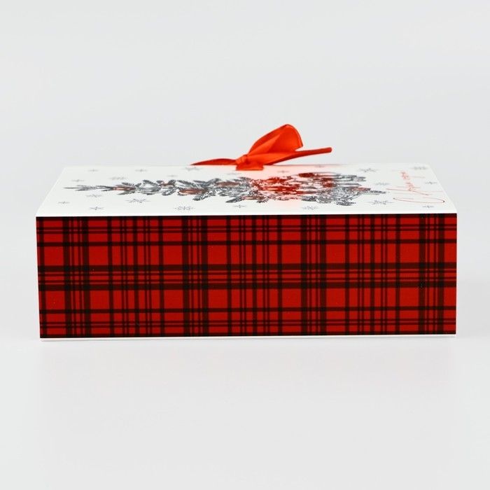 Складная новогодняя коробка-книга «Уютная классика», 16,5 х 12,5 х 5 см, Новый год Складная новогодняя коробка-книга «Уютная классика», 16,5 х 12,5 х 5 см, Новый год