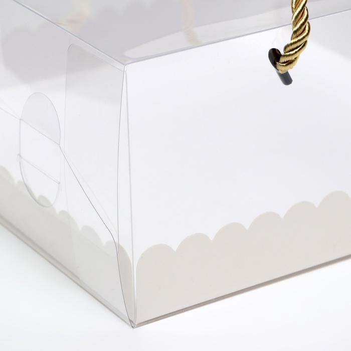 Коробка под рулет, белая 22 х 22 х 10 . Кондитерская упаковка Коробка под рулет, белая 22 х 22 х 10 . Кондитерская упаковка