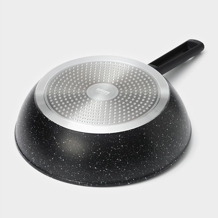 Сковорода Доляна «Первый дом», d=28 см, h=8 см, индукция, цвет чёрный