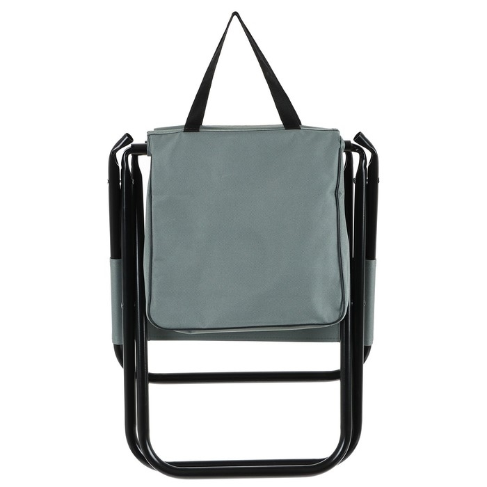 Стул туристический Maclay, с сумкой, р. 24х26х60 см, до 60 кг, цвет серый