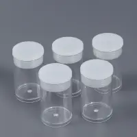 Набор баночек для мелочей, d=2.2×3.8 см, 5 шт., прозрачный