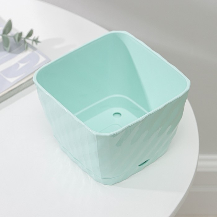 Горшок «Классика», 1 л, цвет мятный Горшок «Классика», 1 л, цвет мятный