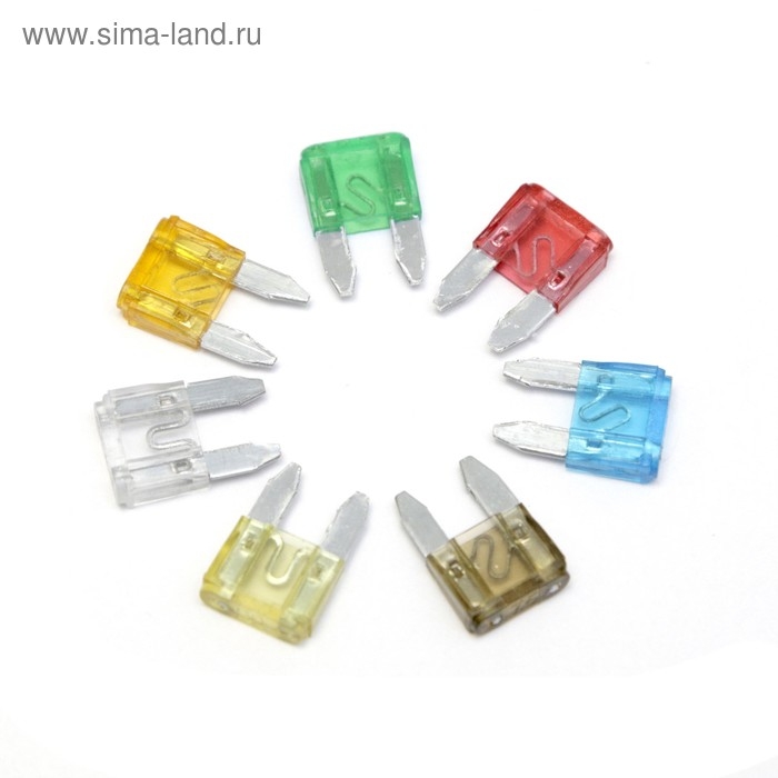 Флажковые предохранители Goodyear «мини» 10 шт + экстрактор, 5 А - 30 А Флажковые предохранители Goodyear «мини» 10 шт + экстрактор, 5 А - 30 А