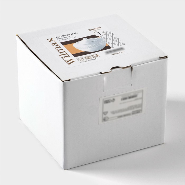 Сахарница фарфоровая с крышкой Wilmax «Юлия Высоцкая», 340 мл, цвет белый Сахарница фарфоровая с крышкой Wilmax «Юлия Высоцкая», 340 мл, цвет белый