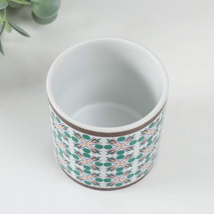 Вазон керамика Вазон керамика "Ветерки" 200 мл 7,3х7,3х7,3 см