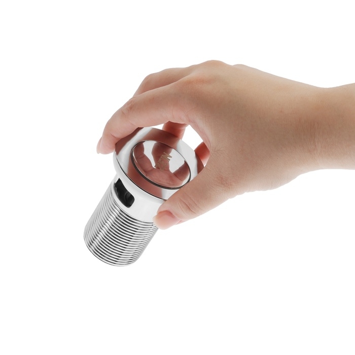 Донный клапан ZEIN BP1, 1 1/4 Донный клапан ZEIN BP1, 1 1/4", маленькая кнопка, с переливом, для раковины, хром