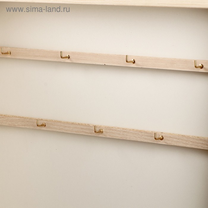 Ключница Ключница "Яхта у причала" молочный дуб 26х31 см