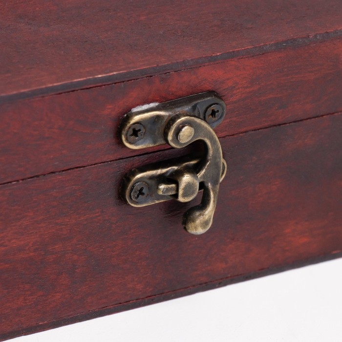 Шкатулка дерево сундучок Шкатулка дерево сундучок "Яснорада" с заклёпками 18х11,5х6 см