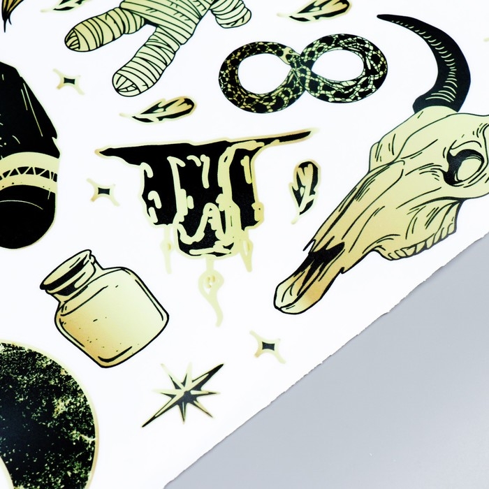 Наклейка пластик интерьерная цветная Наклейка пластик интерьерная цветная "Лунное затмение" набор 2 листа 30х60 см