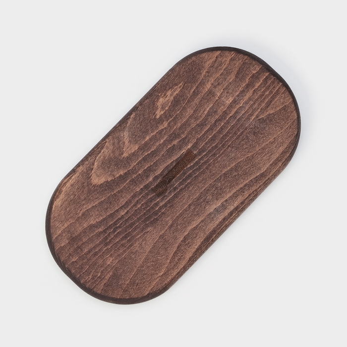 Поднос для подачи с двумя отделениями Adelica, 21×11×2 см, тёмный бук Поднос для подачи с двумя отделениями Adelica, 21×11×2 см, тёмный бук
