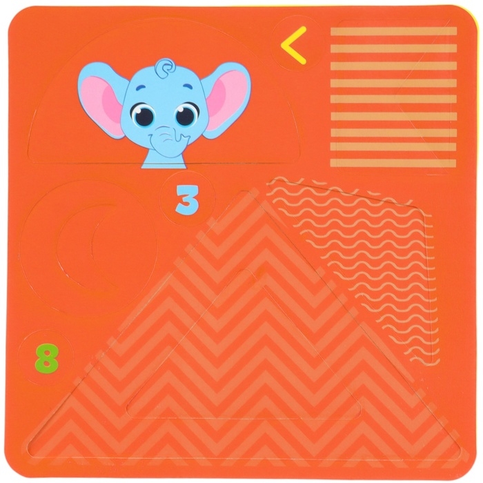 Детская развивающая игра EVA «Маленький строитель», изучение форм / цветов, Крошка Я Детская развивающая игра EVA «Маленький строитель», изучение форм / цветов, Крошка Я