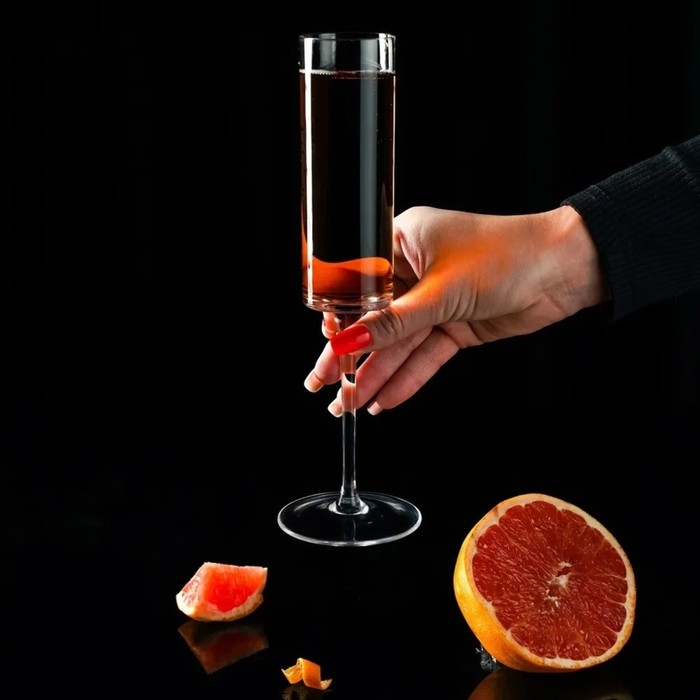 Бокал из стекла для шампанского Magistro «Алхимия», 180 мл Бокал из стекла для шампанского Magistro «Алхимия», 180 мл