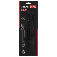 Насос ручной Dream Bike, цвет чёрный