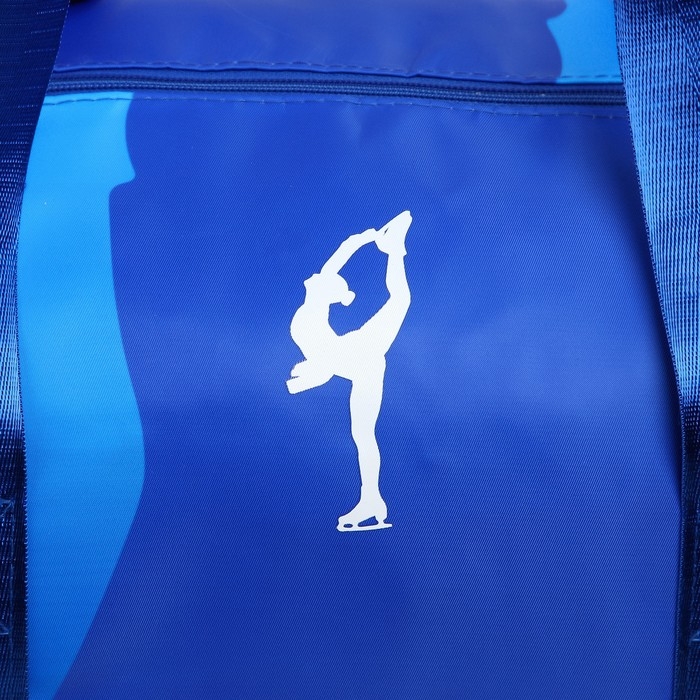 Сумка спортивная «RUSSIAN FIGURE SKATING», 47 x 28 x 24 см, синий Сумка спортивная «RUSSIAN FIGURE SKATING», 47 x 28 x 24 см, синий