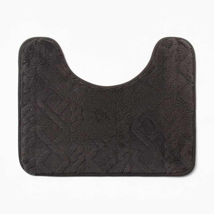 Коврик для ванной Этель Коврик для ванной Этель "Узор", цв. серый, 40х50 см
